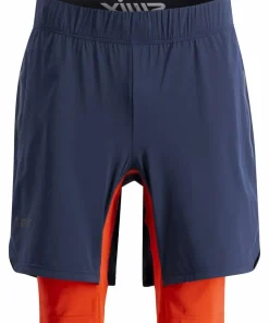 New Swix Men's Pace Hybrid Shorts Dark Navy/Lava Dark Navy / Lava