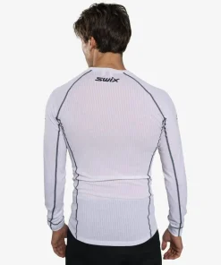Hot Swix Men's RaceX Classic Long Sleeve Bright White/ Dark Navy