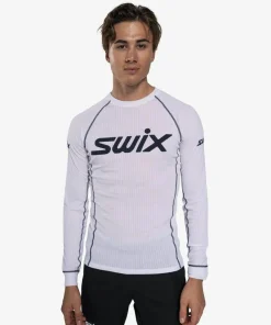 Hot Swix Men's RaceX Classic Long Sleeve Bright White/ Dark Navy