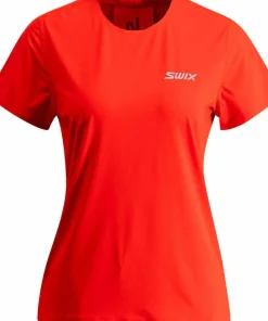 New Swix Women's Position Tee Fiery Red