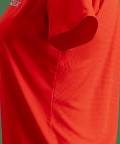 New Swix Women's Position Tee Fiery Red