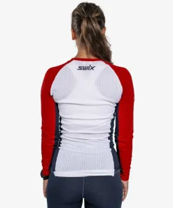 New Swix Women's RaceX Classic Long Sleeve Red/Bright White Swix Red/Bright White