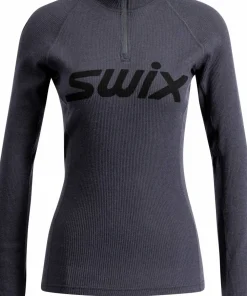 Best Swix Women's RaceX Merino Half Zip Phantom