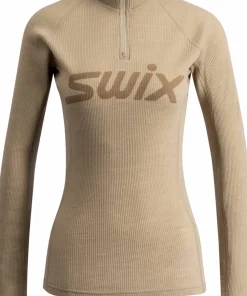 Discount Swix Women's RaceX Merino Half Zip Dune