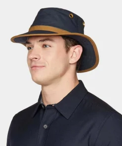 New Tilley TWC7 Outback Waxed Cotton Navy/Tan