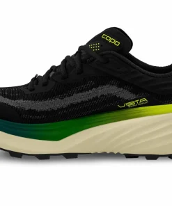 Discount Topo Athletic Men's Vista Black/Lime