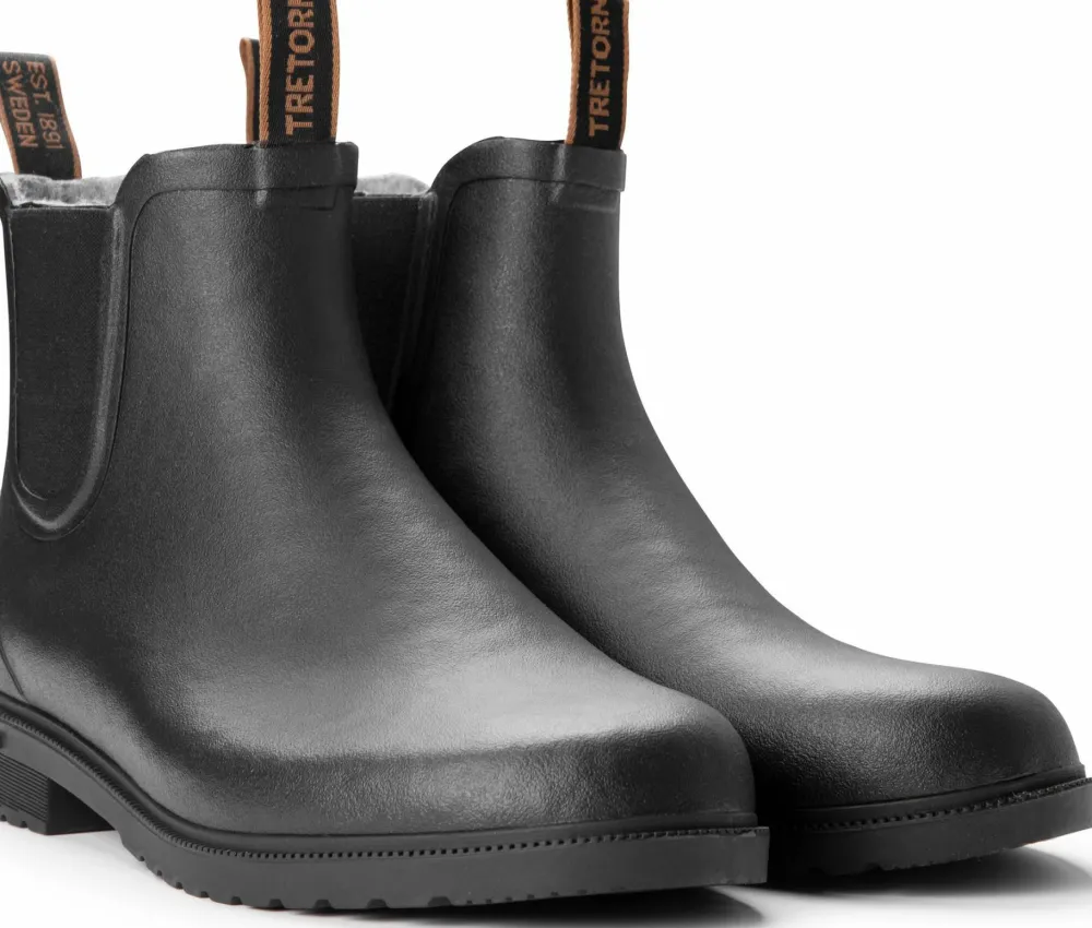 New Tretorn Unisex Chelsea Classic Wool Black