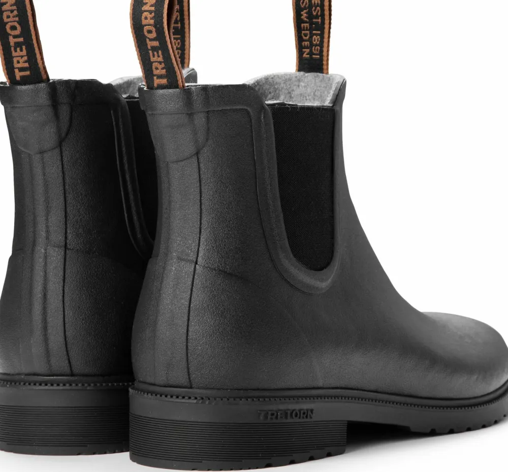 New Tretorn Unisex Chelsea Classic Wool Black