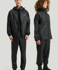 Outlet Tretorn Unisex Packable Rainbreaker Set Black