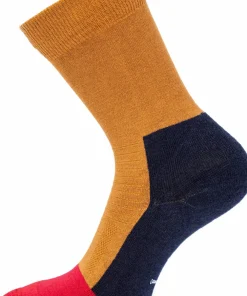 Hot Ulvang Hero Warm Crew Sock Cathay Spice / Chilli Red/ Navy Blue