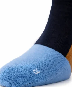 New Ulvang Hero Warm Crew Sock Navy Blue/ Cathay Spice / Provence Blue