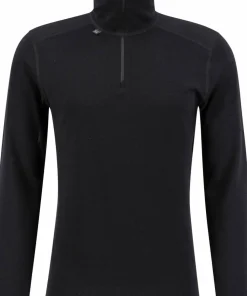 Outlet Ulvang Men's Comfort 200 Turtle Neck With Zip Black/Black