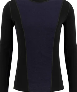 Best Ulvang Men's Peak Map Crew Baselayer Black/Navy Blue