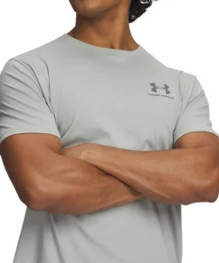 Best Under Armour Men's Sportstyle Left Chest Shortsleeve Titanium