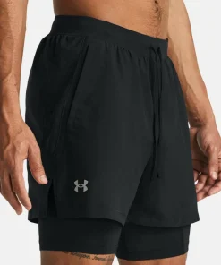 Hot Under Armour Men's UA Launch 5'' 2-In-1 Short Black