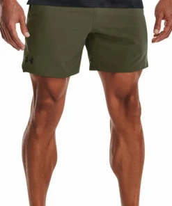Outlet Under Armour Men's UA Vanish Woven 6in Shorts Mariane od green 3