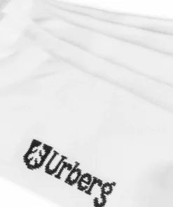Hot Urberg Bamboo Shaftless Sock 5-Pack Bright White