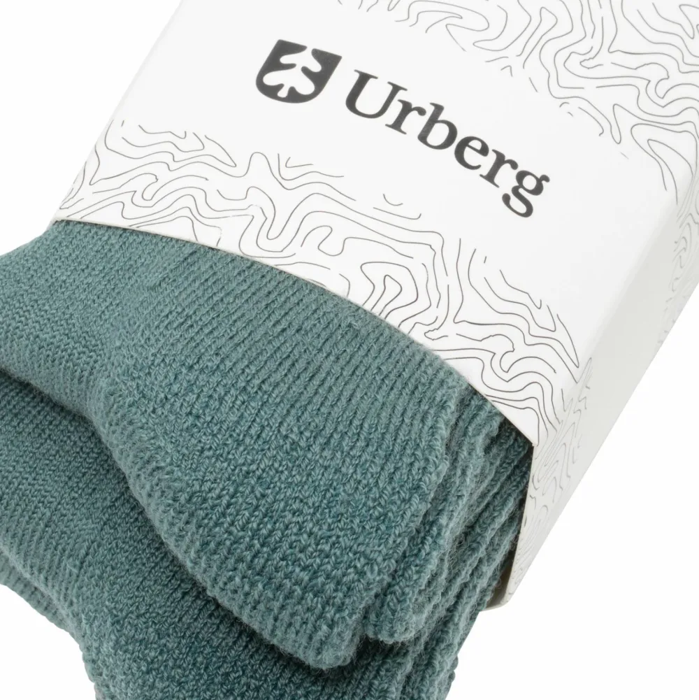 Clearance Urberg Juniors' Thicker Every Day Merino Wool Sock 3p Silver Pine