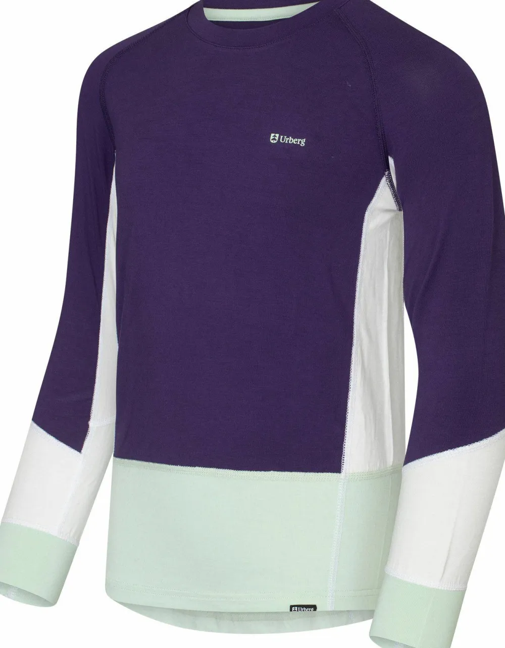 Best Urberg Juniors' Tree Base Layer Set Grape/Cloudy Dancer/Celadon