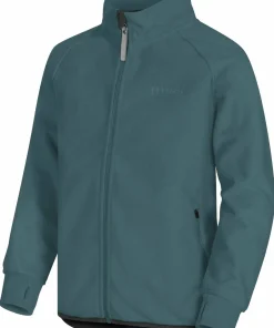 New Urberg Juniors' Vindeln Wind Fleece Jacket Silver Pine