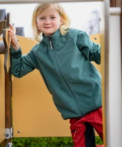 New Urberg Juniors' Vindeln Wind Fleece Jacket Silver Pine