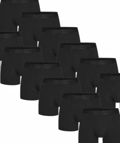 New Urberg Men's Bamboo Boxers 12-Pack Black Beauty