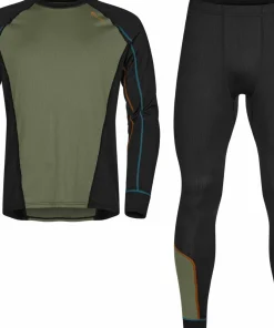 Best Urberg Men's Base Layer Set Black Beauty