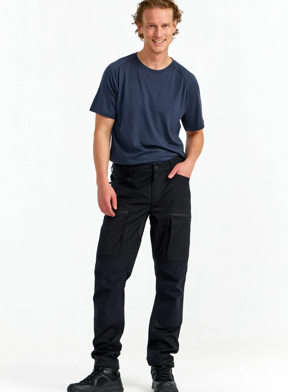 New Urberg Men's Hiking Stretch pants Mallard Blue