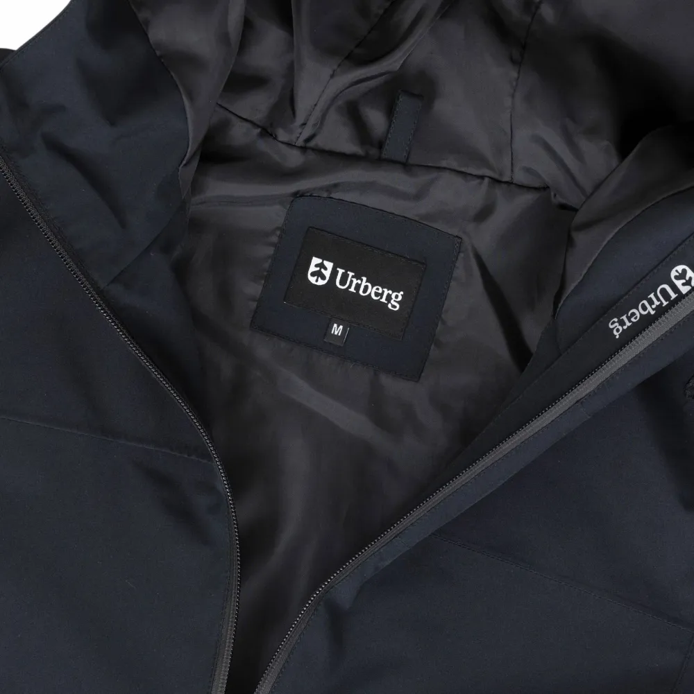 Urberg Men's 2l Everyday Rain Jacket Black Beauty