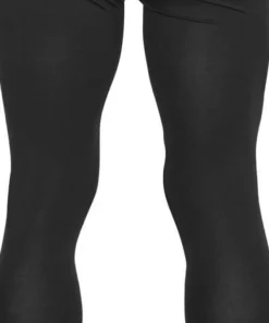 New Urberg Men's Solid Tree Base Layer Pants Black Beauty