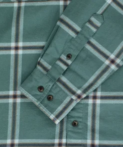 Urberg Men's Two Pocket Flanell Shirt Silver Pine/ Blue Nights