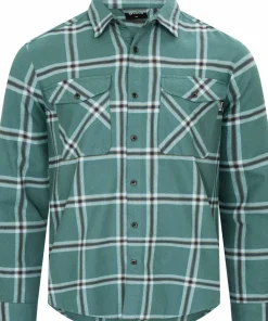 Urberg Men's Two Pocket Flanell Shirt Silver Pine/ Blue Nights