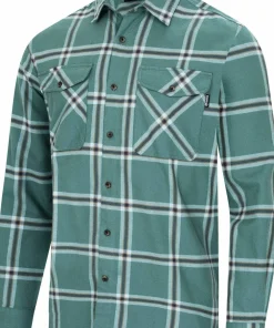 Urberg Men's Two Pocket Flanell Shirt Silver Pine/ Blue Nights