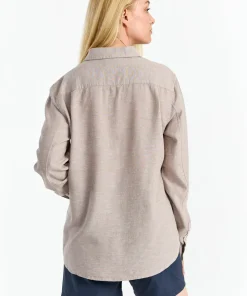 Best Urberg Women's Hemp LS Shirt Satellite