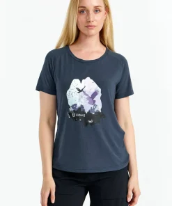 Hot Urberg Women's Printed Tree Tee Huckleberry