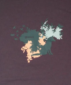 Hot Urberg Women's Printed Tree Tee Huckleberry