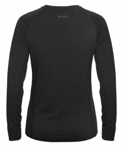 Clearance Urberg Women's Solid Tree Base Layer Top Black Beauty