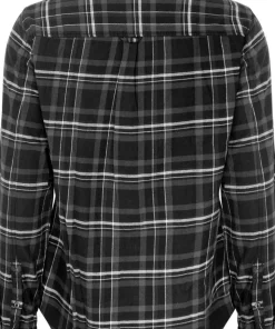 New Urberg Women's Trollstein LS Flannel Shirt Black Beauty