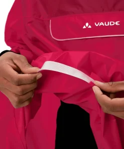 New VAUDE Unisex Valdipino Rain Poncho Red Uni