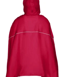 New VAUDE Unisex Valdipino Rain Poncho Red Uni