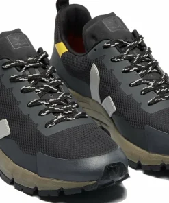 Outlet Veja Men's Dekkan Alveomesh Black Oxford Grey Tonic