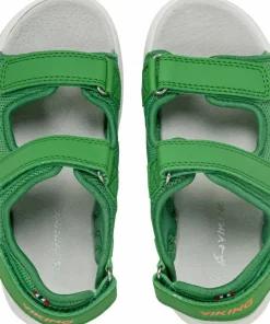 Sale Viking Footwear Kid's Anchor Sandal 3v Green