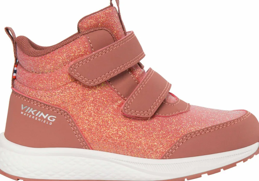 Online Viking Footwear Kid's Bouncy Glitter Mid Wp 2v Pink