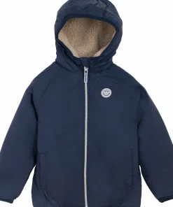Hot Viking Footwear Kids' Play Reversible Pile Jacket Navy