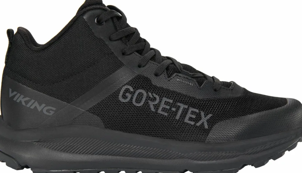 Best Viking Footwear Men's Stride Mid Warm Gore-Tex Black