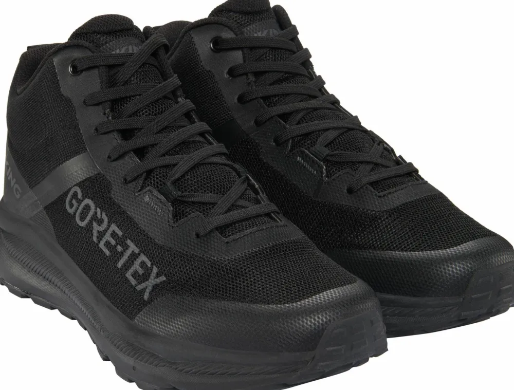 Best Viking Footwear Men's Stride Mid Warm Gore-Tex Black
