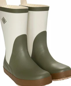 New Viking Footwear Seilas Heritage Rubber Boot Olive/Brown