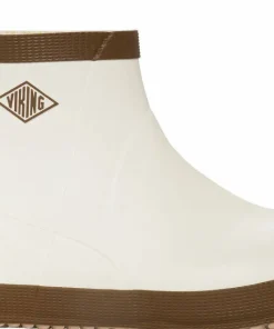 Best Viking Footwear Seilas Heritage Low Rubber Boot Cream/Brown
