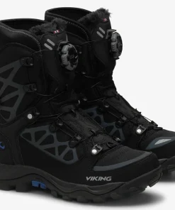 Best Viking Footwear Unisex Constrictor III High Waterproof Boa Black/Silver
