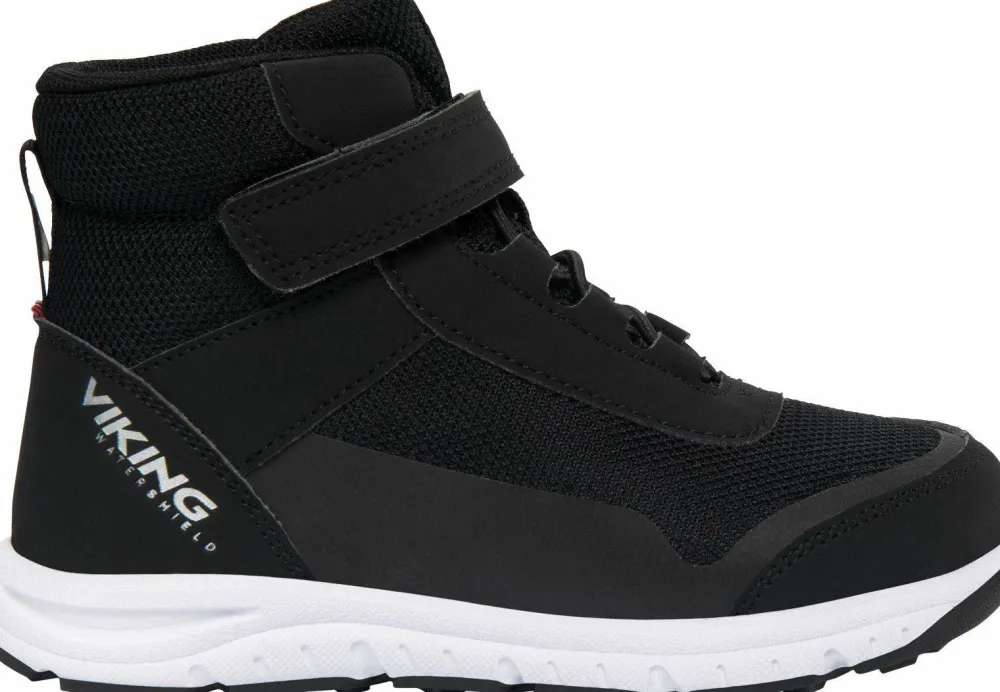 Discount Viking Kids' Knapper Reflective Mid Waterproof 1V Black